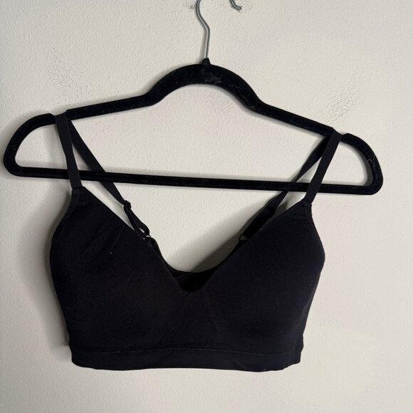 ThirdLove Women's Black 24/7 Classic Wireless Bra - Size M medium d cup - Picture 2 of 5